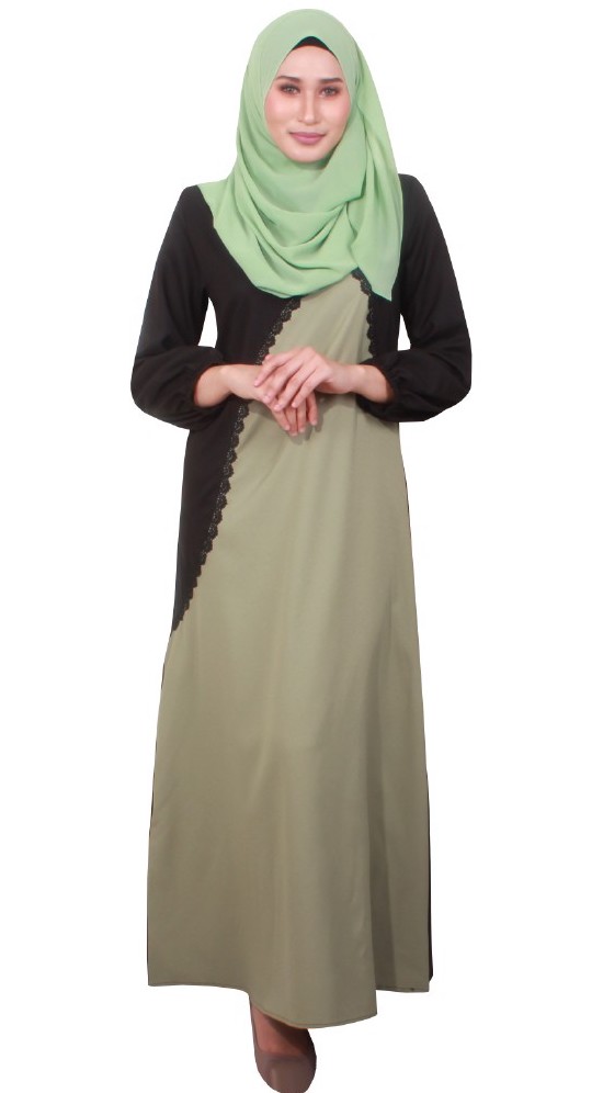 MH022 Charming Jubah Black