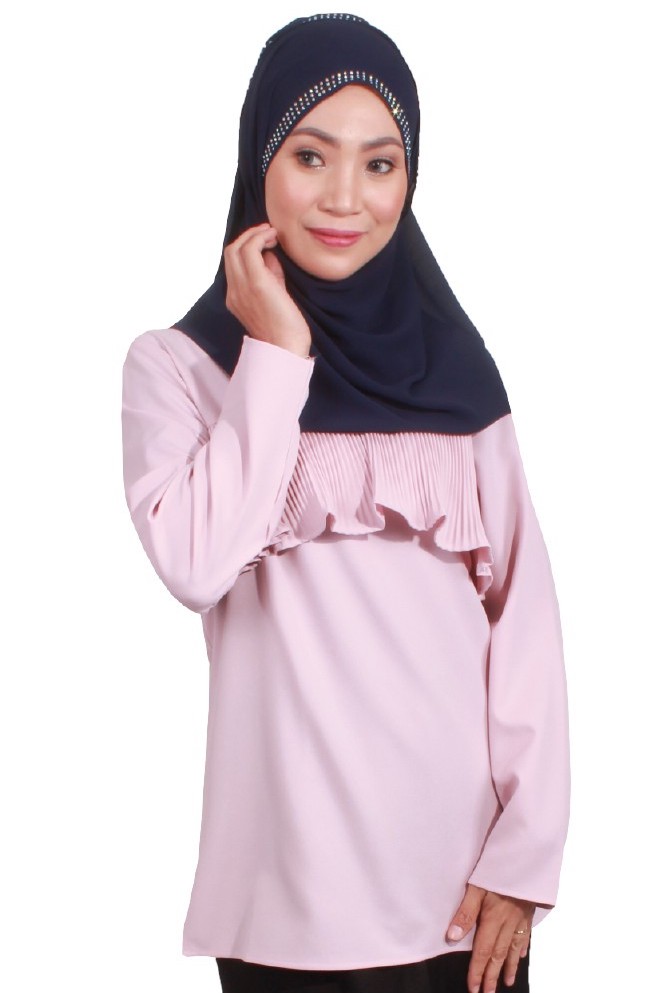 MH025 Fashion Blouse Soft Pink