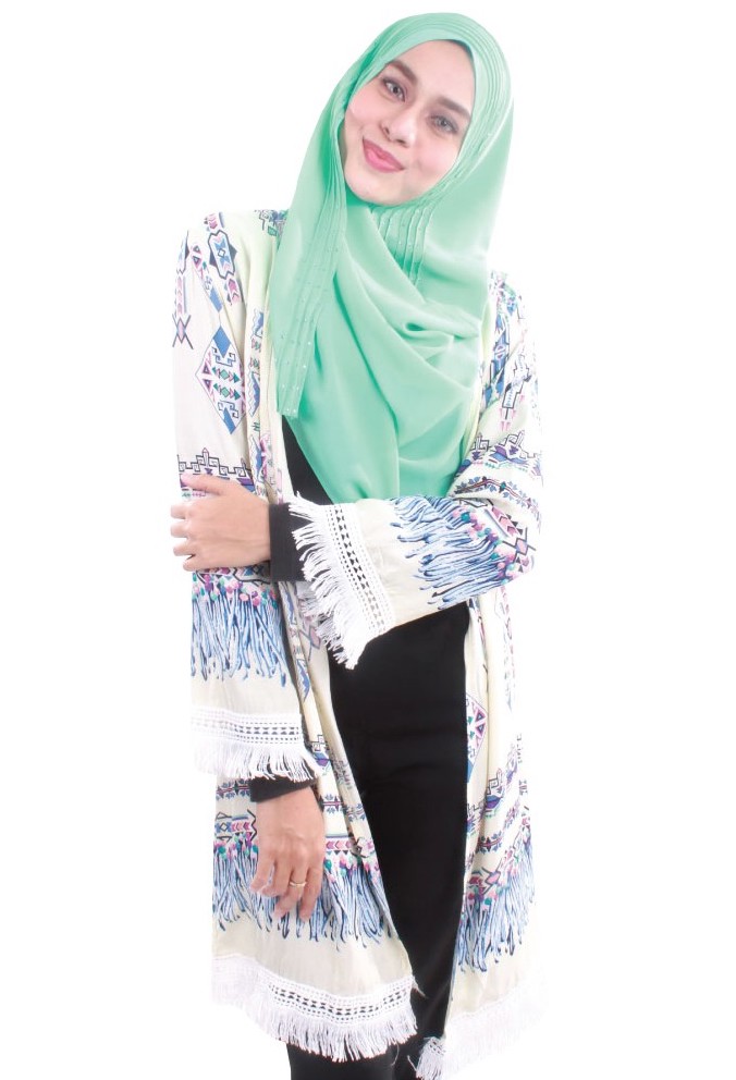 MH026 Stylish Cardigan White