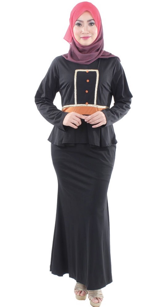 MH031 Charming Jubah Black