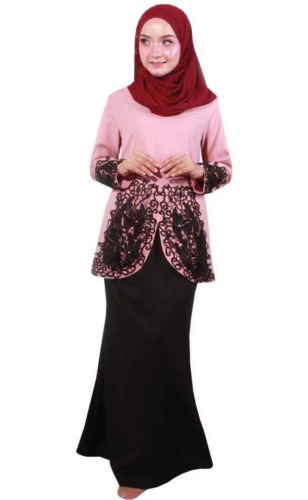 MH033 Fashion Baju Kurung Pink