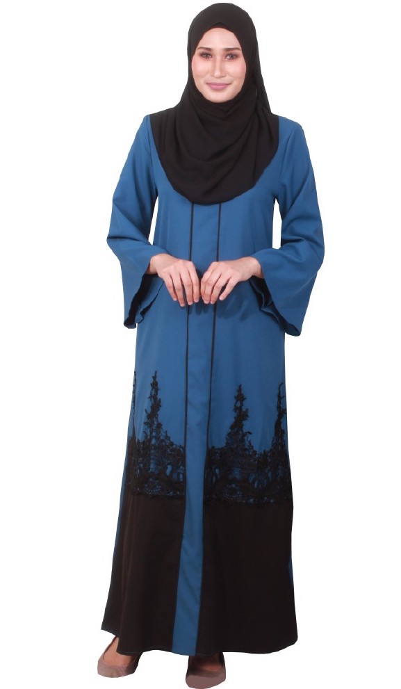 MH035 Lovely Jubah Blue