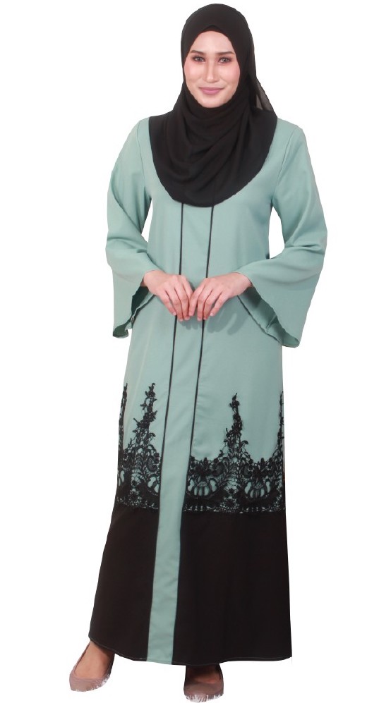 MH035 Lovely Jubah Soft Green