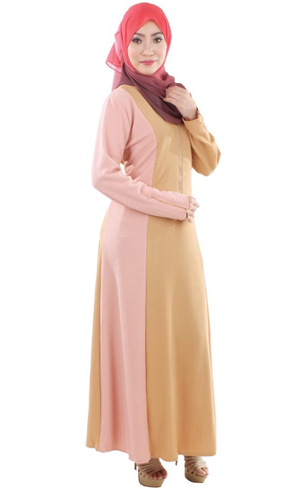 MH039 Fashion Jubah Navy Green