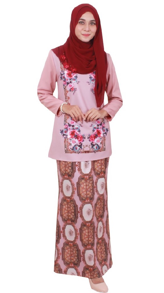 MH040 Lovely Baju Kurung Pink