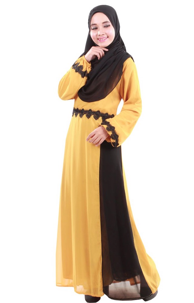 MH047 Lovely Jubah Yellow