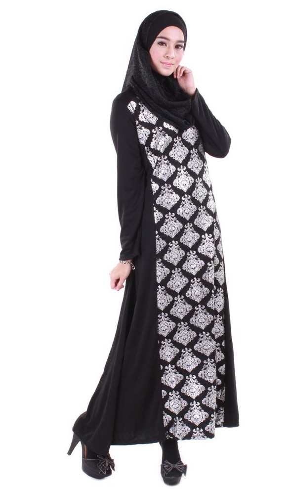 MH049 Pretty Jubah Black