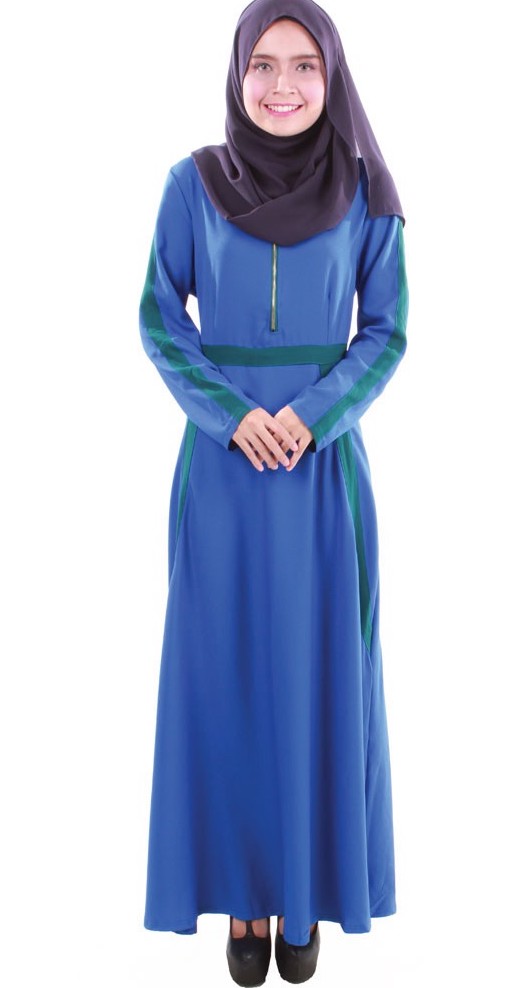 MH051 Fashion Jubah Blue