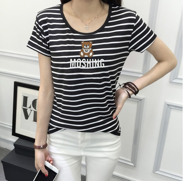 QA-392 Women Korean Fashion Casual Top Moshing