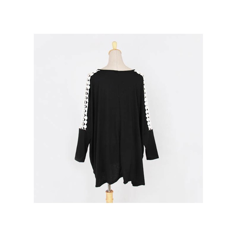 WD21424 Fashion Korea Dress Black