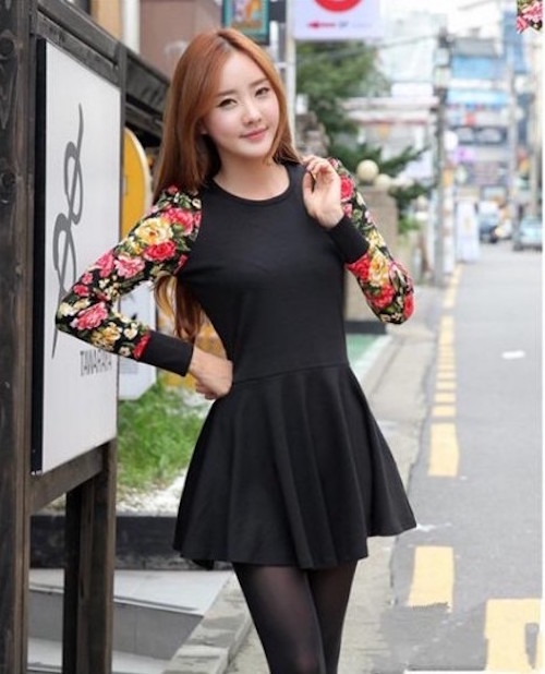 WT21443 Pretty Top Black