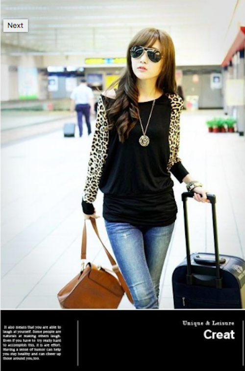 WT21451 Korea Fashion Top Black