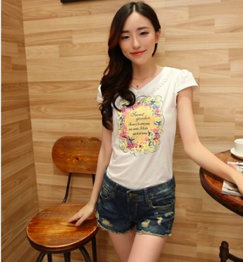 WT21455 Trendy Top White