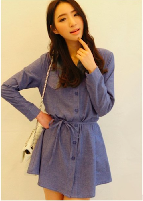 WT21457 Fashion Top Blue