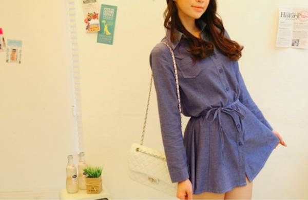 WT21457 Fashion Top Blue