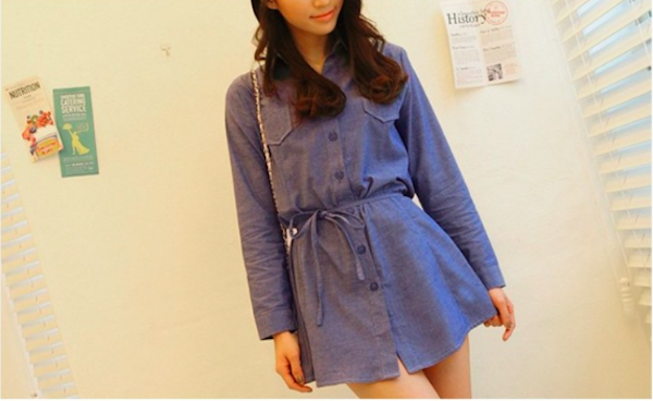 WT21457 Fashion Top Blue