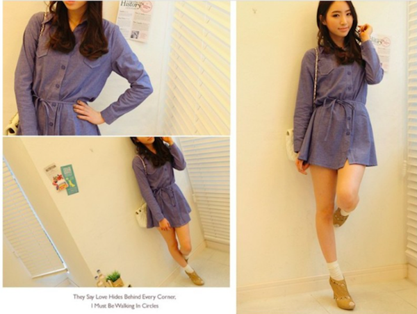 WT21457 Fashion Top Blue