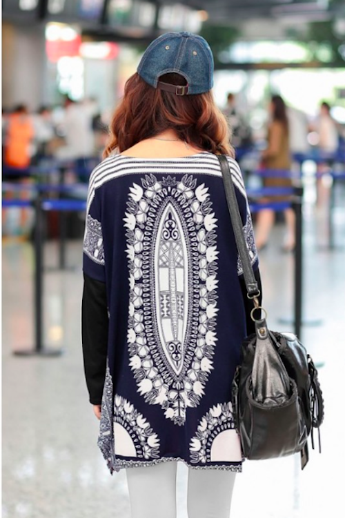 WT21517 Special Print Tunic As Picture