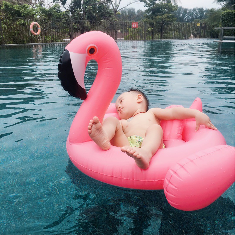 SH-615 Inflatable Children's Swimming Ring Pink