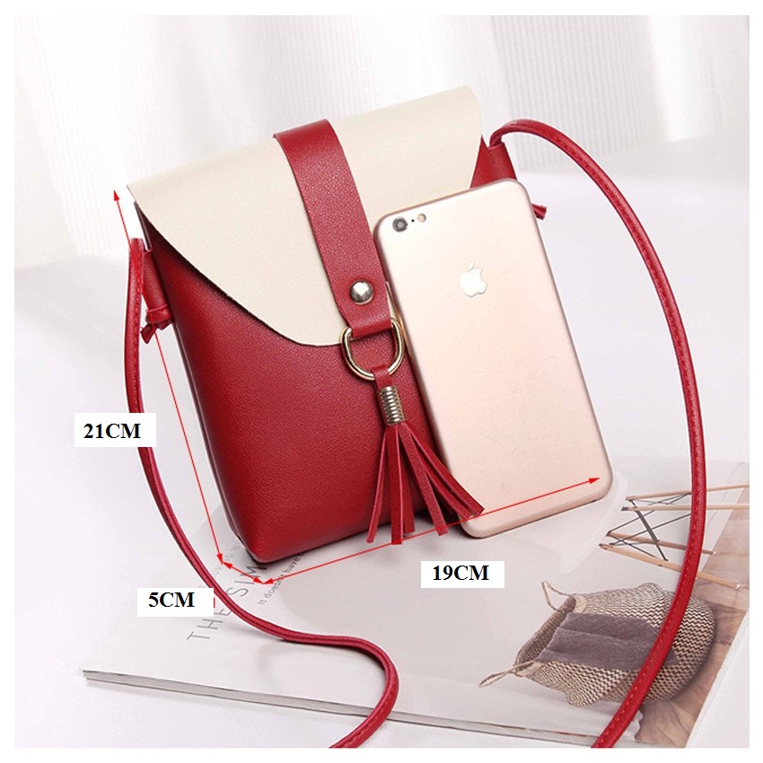 KW80311 Women Summer Sling Bag Wine Red