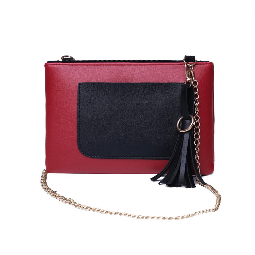 KW80312 Casual Sling Bag Red Black