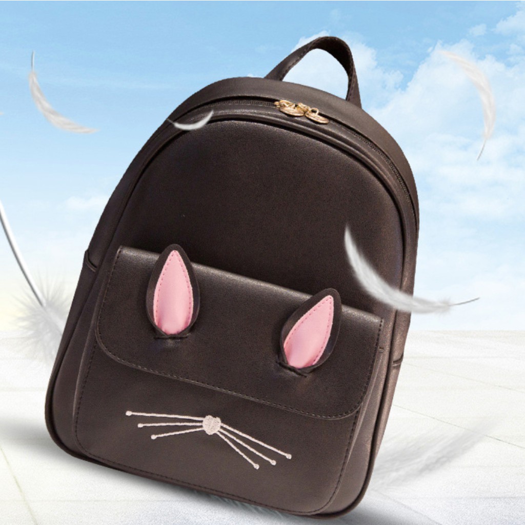 KW80321 Cute Ladies Backpack Black