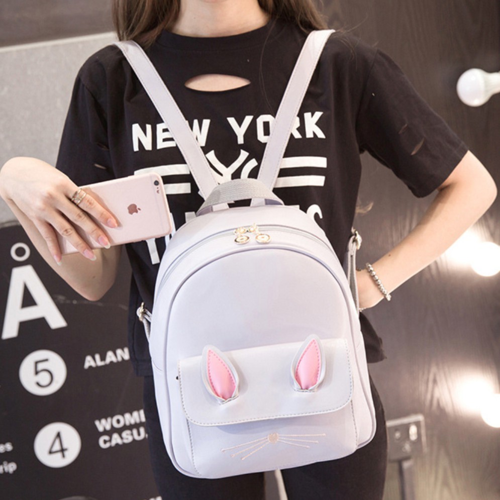 KW80321 Cute Ladies Backpack Grey