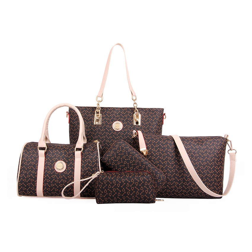 KW80325 Women 5 In 1 Bag Dark Brown