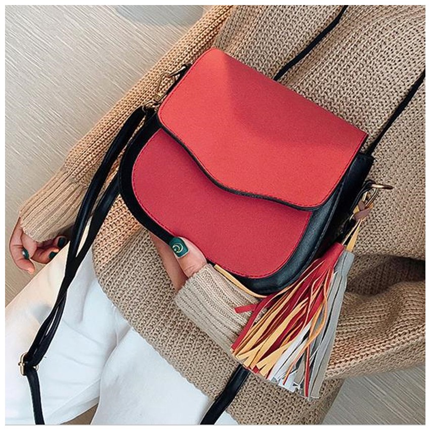 KW80329 Casual Women Sling Bag Red