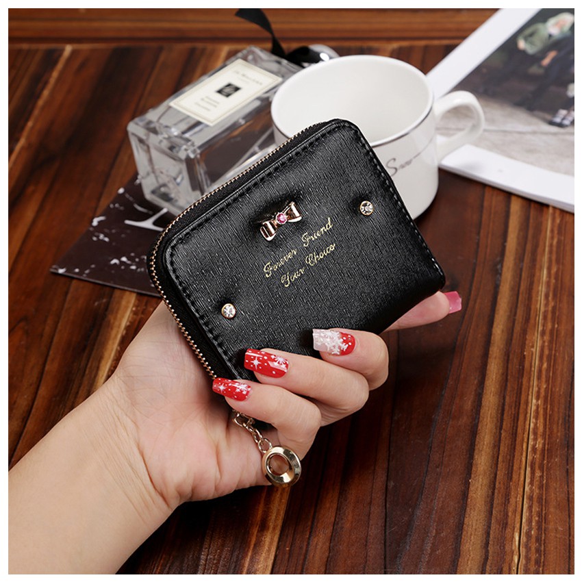 KW80333 Cute Women Purse Black