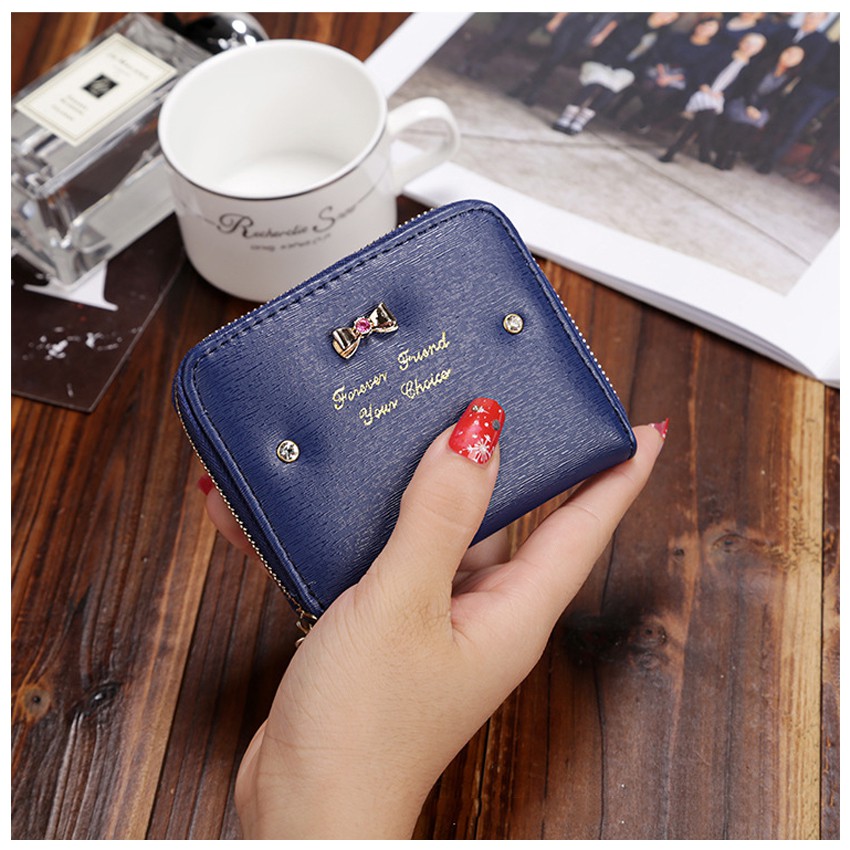 KW80333 Cute Women Purse Dark Blue