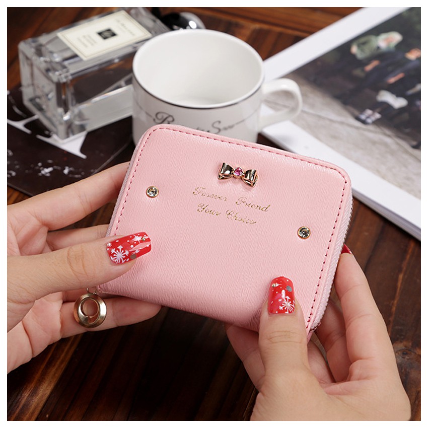 KW80333 Cute Women Purse Light Pink