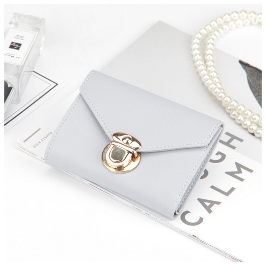 KW80335 Casual Women Purse Light Grey