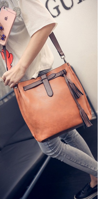 KW80342 Casual Vintage Handbag Brown