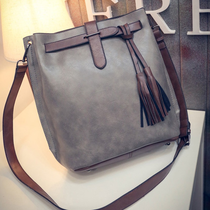 KW80342 Casual Vintage Handbag Grey