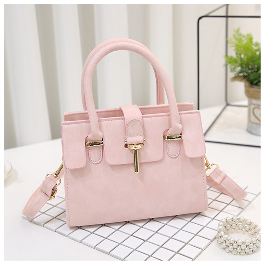 KW80345 Women Tote Bag Light Pink