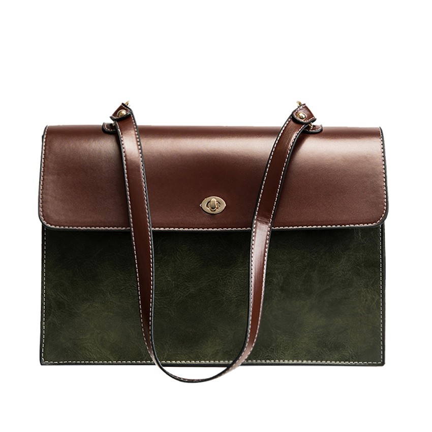 KW80350 Vintage Casual Sling Bag Dark Green