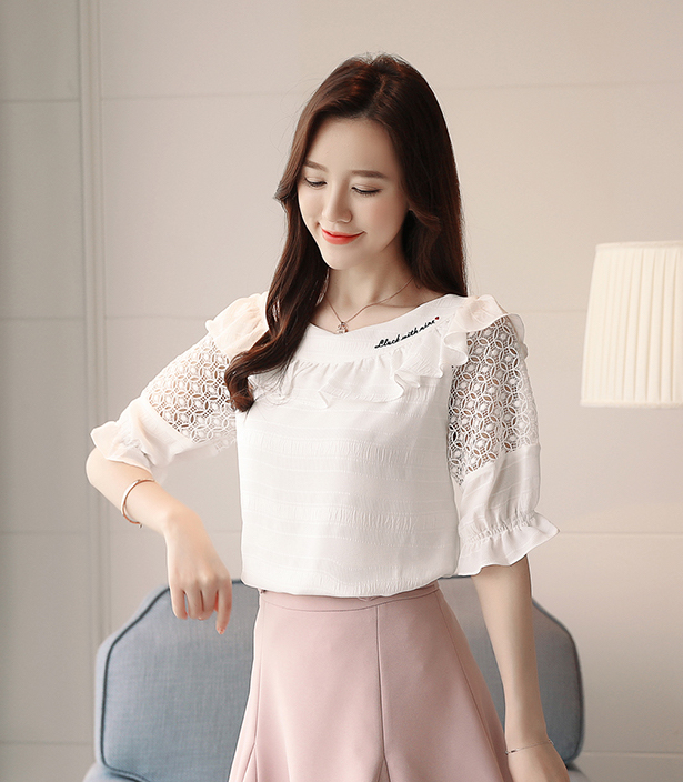 GW2228 Fashion Blouse White