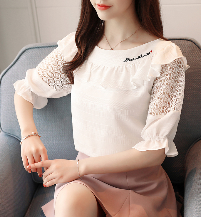 GW2228 Fashion Blouse White