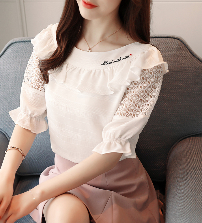 GW2228 Fashion Blouse White