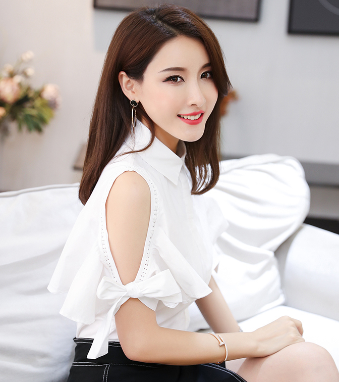 GW2229 Pretty Blouse White