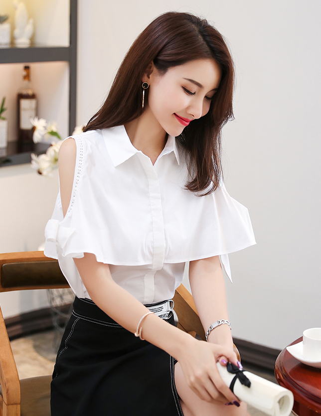 GW2229 Pretty Blouse White