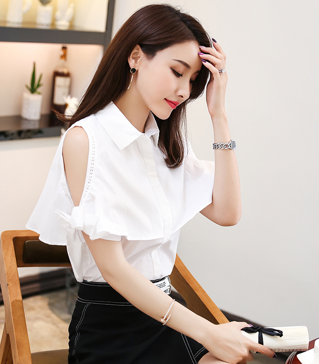 GW2229 Pretty Blouse White