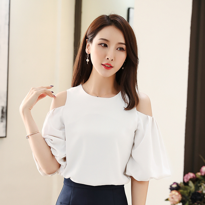 GW2235 Fashion Blouse White