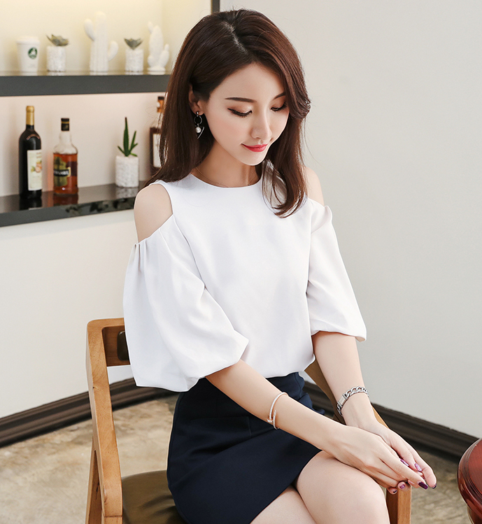 GW2235 Fashion Blouse White