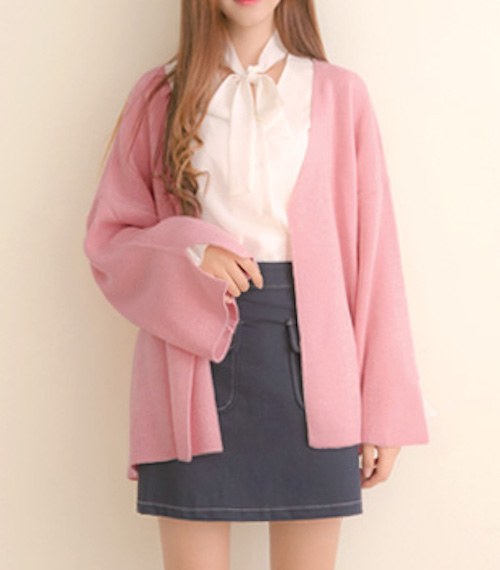 KB10109 Pretty Cardigan Soft Pink