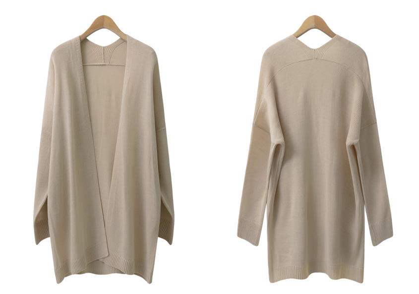 KB10111 Trendy Cardigan Beige