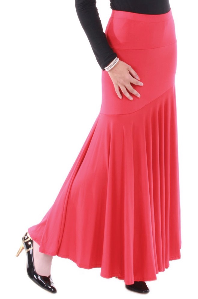 MH057 Pretty Long Skirt Red