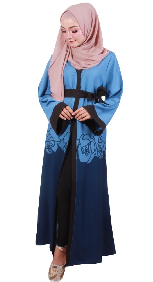 MH059 Lovely Jubah Blue