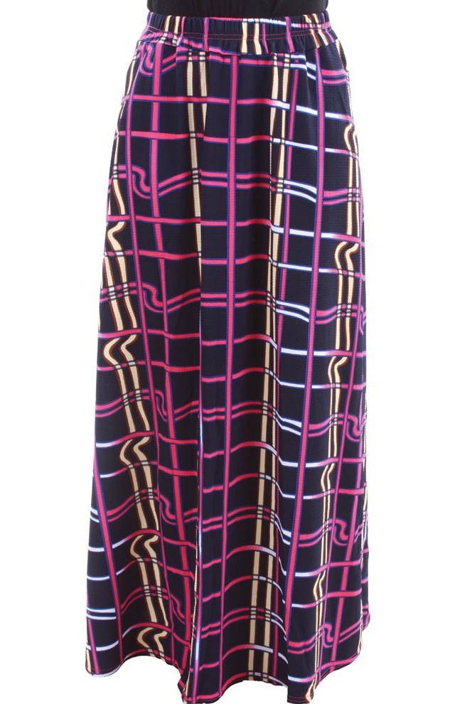 MH060 Trendy Long Skirt Pink